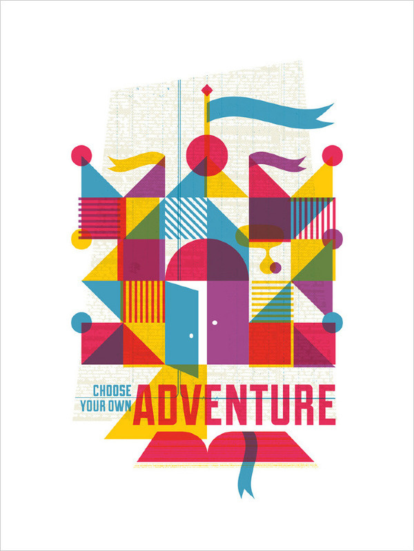 Choose Your Own Adventure thelargemammal #poster