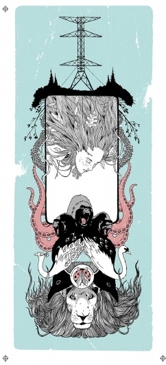 IdN™ Creators® — Cayetano G. Valenzuela (New York, USA) #peac #swan #octopus #illustration #gorilla #animal