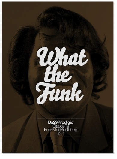 Funk Poster marindsgn | Flickr - Photo Sharing! #james #design #graphic #brown