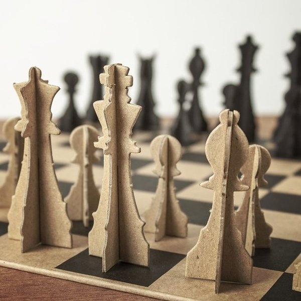Paper Chess Set From Chronicle Books #gadget