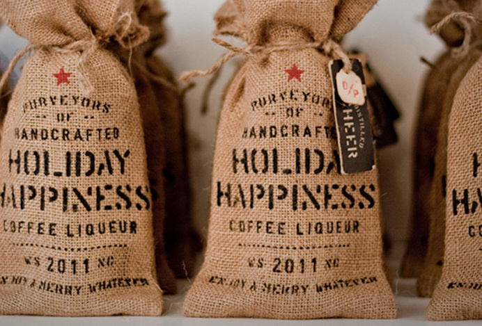 lovely-package-device-printshop1 #coffee #bag #print #burlap