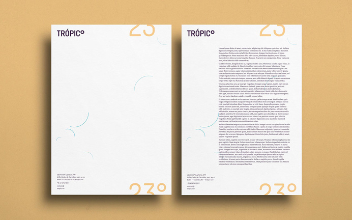 Carlos Bauer and Nicholas Pierre tropico branding blue logotype business card modern simple mindsparkle mag purple stationery minimal