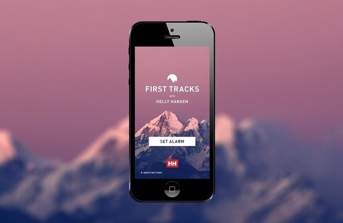 First Tracks #forecast #weather #design #ui #app #web #widget