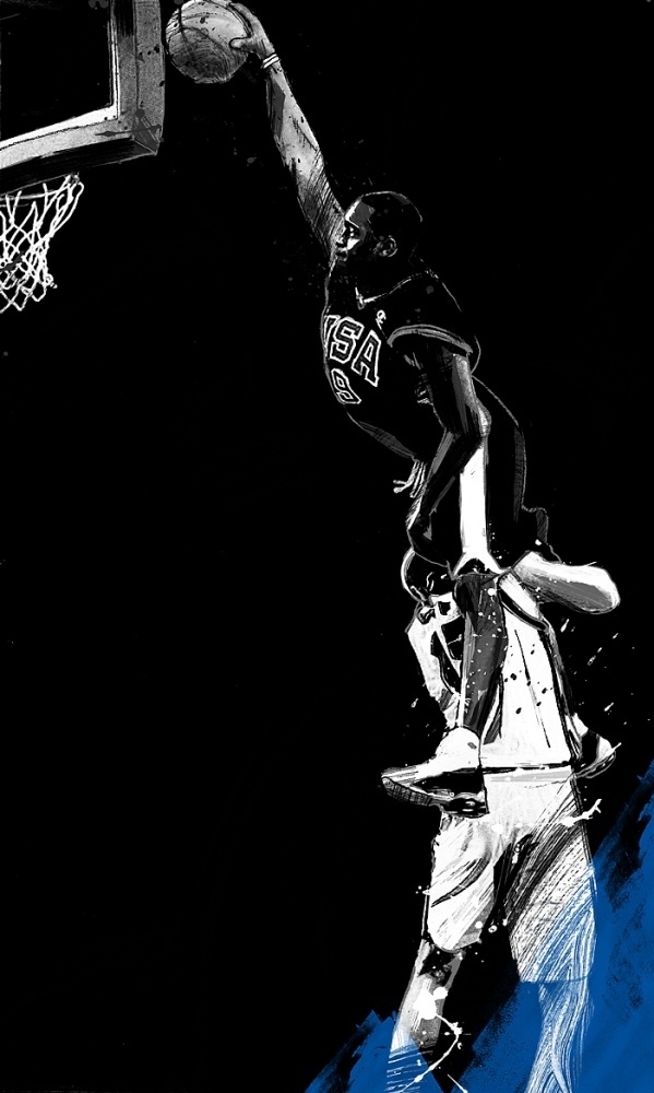 dunks : jtabije.com | jordan tabije + art direction #vince #jtabije #team #dunk #illustration #carter #weiss #usa #olympics #nba #basketball