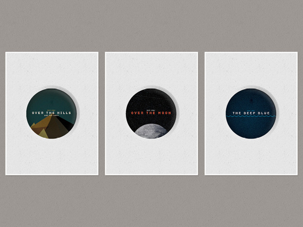 O U T T H E R E Poster Collection on Behance #illustration #vintage #poster #texture