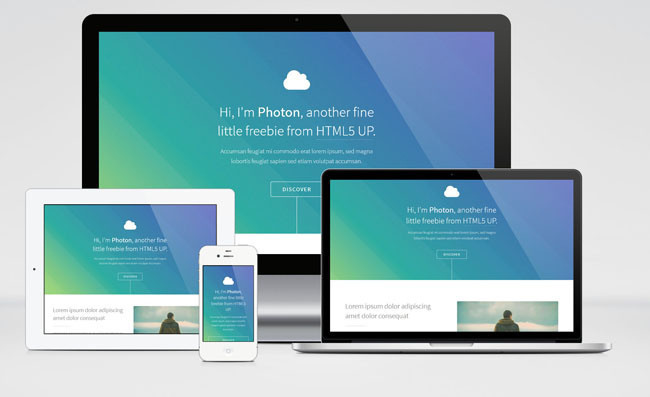 Photon : Free Responsive HTML5 Template