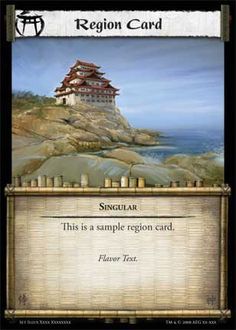 Legend of the Five Rings Fantasy, Historical Table Top Card Game - L5R: New Card Layout Preview