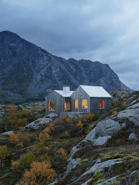 Vega Cottage by Kolman Boye Architects references weathered Norwegian boathouses #design #architecture #house