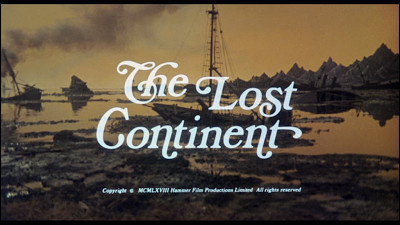 The Lost Continent (1968) #typography #title screen