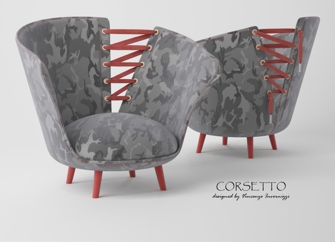 Corsetto armchair