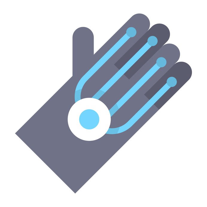 See more icon inspiration related to virtual reality, wired gloves, electronics, electronic, digital, multimedia and technology on Flaticon.