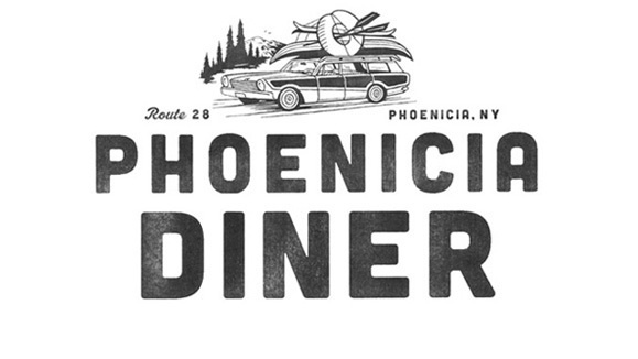 The Phoenicia Diner #logo #identity #diner