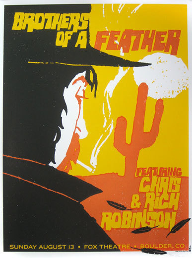 brothers of a feather #gig #screenprint #poster