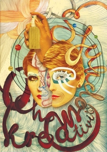 SOMA Magazine on the Behance Network #illustration #line #collage #texture