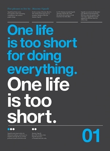 Vignelli Forever on the Behance Network #vignelli #print #design #graphic #poster #helvetica #typography