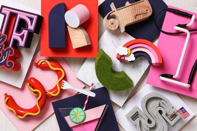 Washington Post is one of the biggest newspapers in the U.S. When they started planning for their readers Favorite's Issue they wanted som #colourful #washington #tactile #design #graphic #snask #colorful #handmade #typography