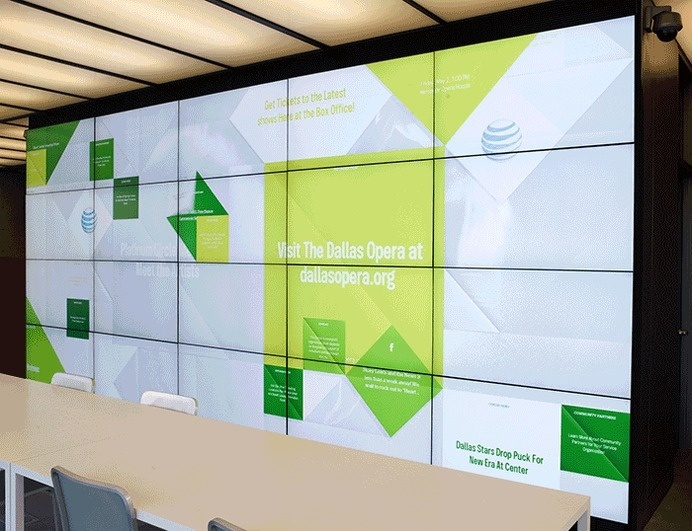 2 × 4: Project: AT&T Performing Arts Center Experience Wall #motif