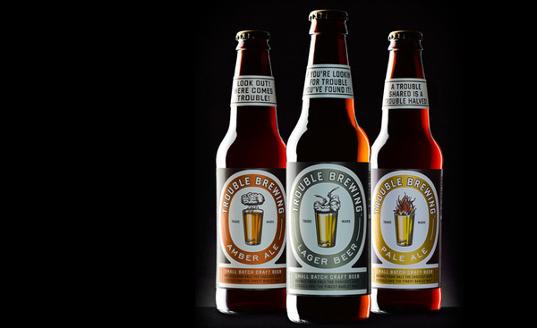 Double Brewing #beer #packaging #print #label #bottles