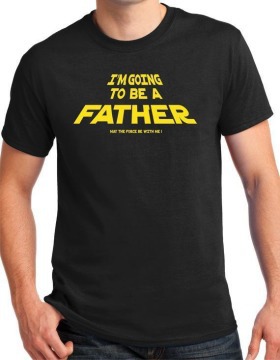 New Father Shirt, Star, Force, baby announcement, new dad, dad to be, fathers day, gift for dad, dad - gifts for father to be