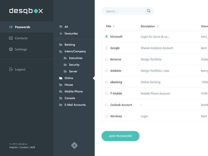 password manager by Tobias Klika #dash