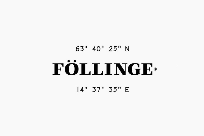 Logotype designed by Amore for Swedish organic skincare range from Föllinge #logo