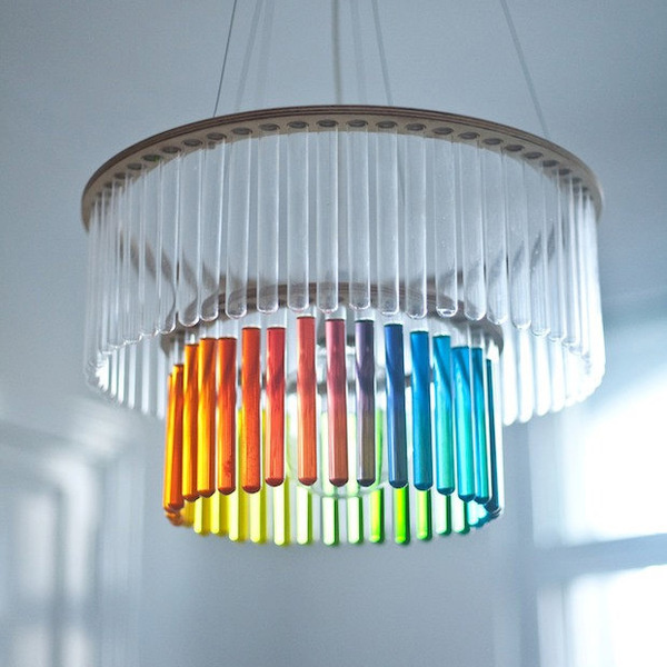Test Tube Chandeliers by Pani Jurek #chandelier #candelabrum