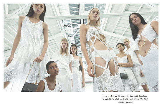 Givenchy's spring campaign with a poem by #Anohni.
