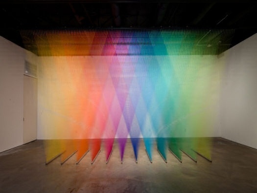 Plexus No. 7, 8 & 9 by Gabriel Dawe #color #art #gradient