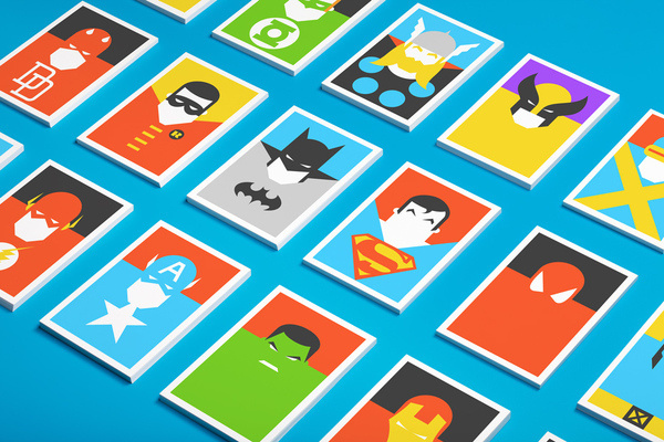re vision postcards on wanken 02 #superheroes