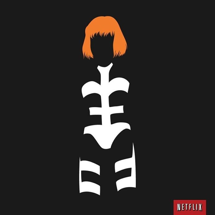 She's now on Netflix. Perfect. nflx.it/1mfSYTj #netflix #design #the #leeloo #iconic #illustration #minimal #fifth #perfect #element