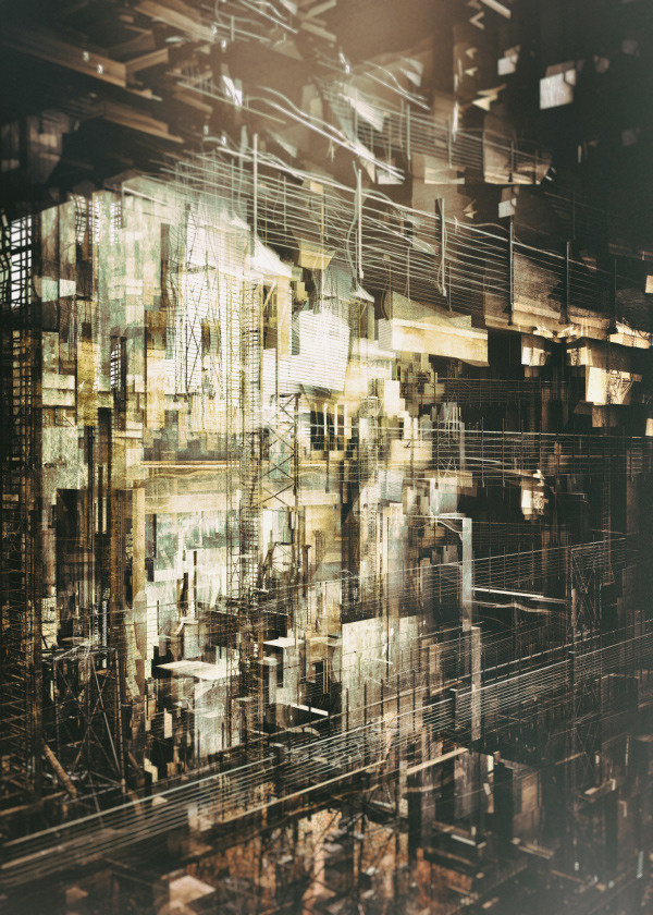 DESTINY on Behance #photography #glitch #collage