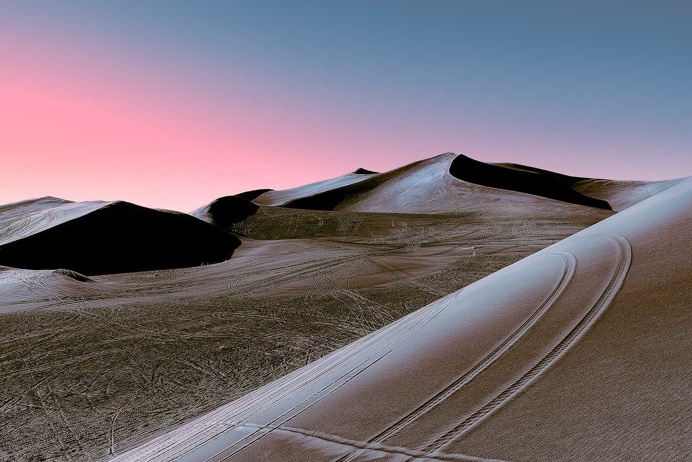 Neon Desert: Mysterious Lights of Desert by Stefano Gardel