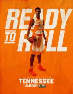 Tennessee Basketball Game Previews 2015-16 on Behance