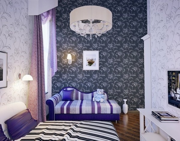 Artistic decor in teen girl bedroom #artistic #bedroom #decor #bedrooms #art #artiistic