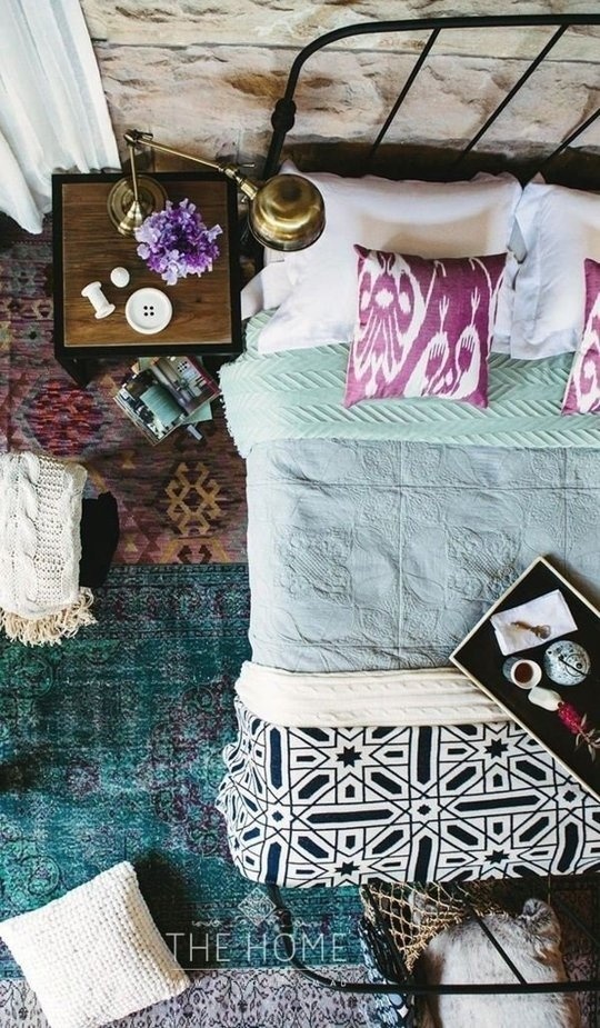 bohemian bedroom on apartment therapy #bohemian #interior #bedroom