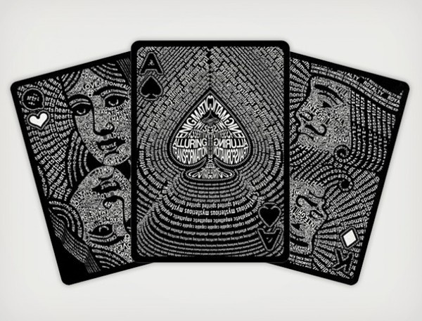 The Black Book of Cards – Fubiz™ #cards