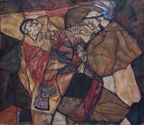 L'Autruchon - Egon Schiele, Agonie (1912) #schiele #art