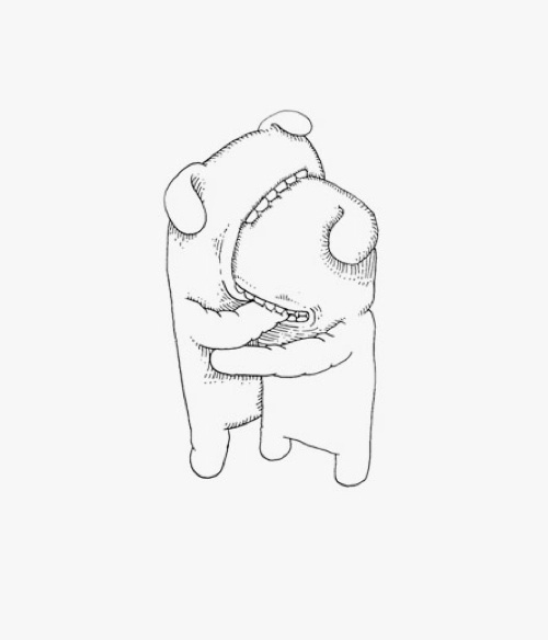 Sevgi Love #bw #illustration #drawing