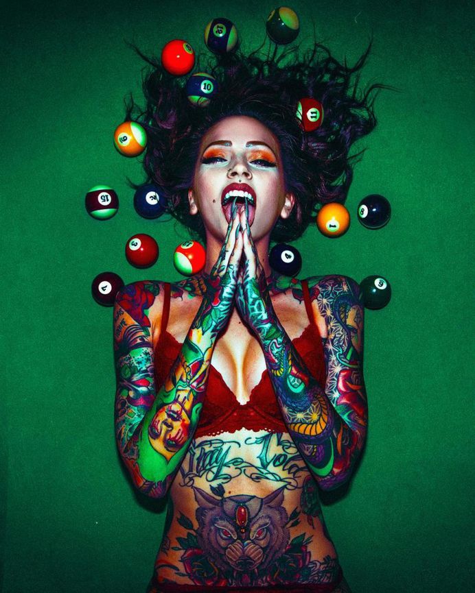 Glamour and Dark Beauty Photography by Haris Nukem