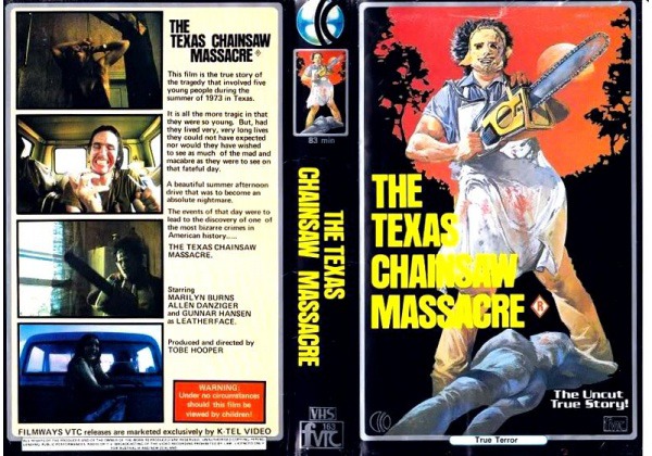 Image result for texas chainsaw massacre vhs