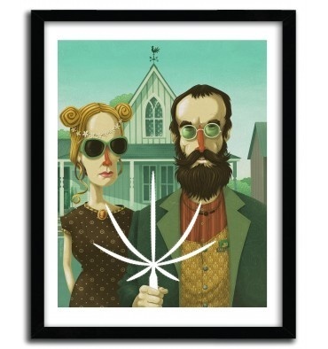 AMERICAN GOTHIC by STEVE SIMPSON #print #art