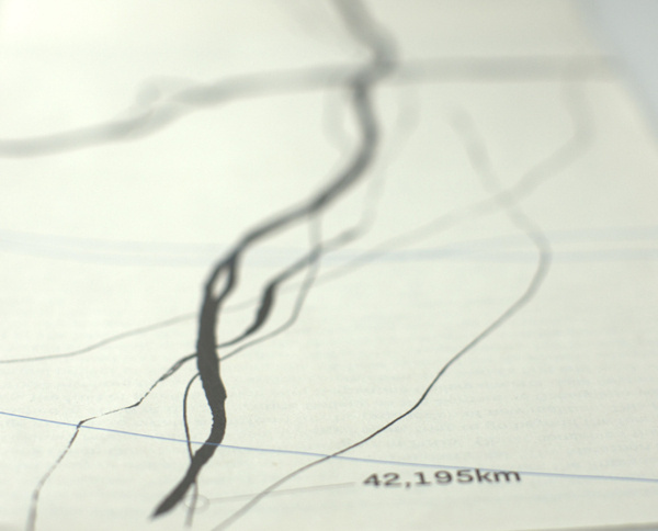 marathonproject on Behance #branding #dimitris #mousegraphics #made #marathon #florakis #greece #hand #athens
