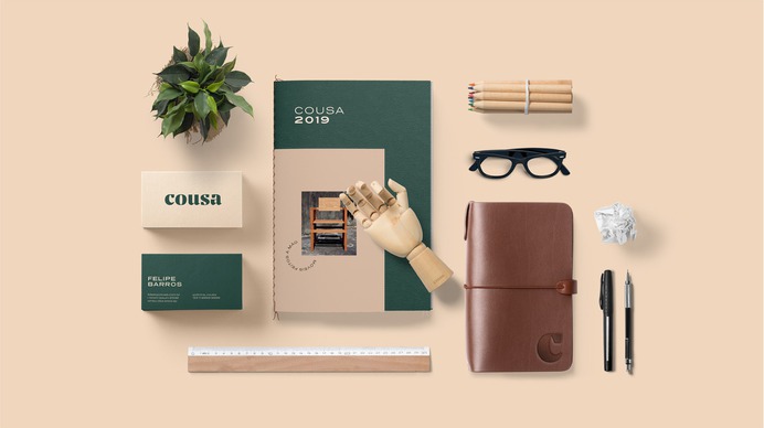 Cousa Branding - Mindsparkle Mag Brand identity for Causa, a woodworking studio from Embu des Artes, Brazil. #branding #identity #design #color #photography #graphic #design #gallery #blog #project #mindsparkle #mag #beautiful #portfolio #designer