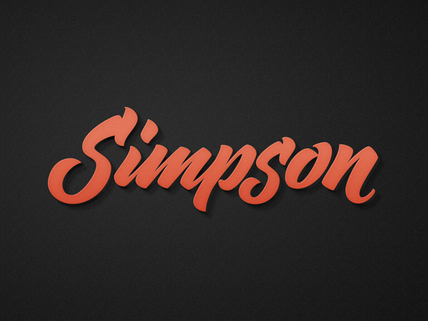 David Simpson Logotype on Behance #logotype #lettering #branding #logo #type #typogrpahy