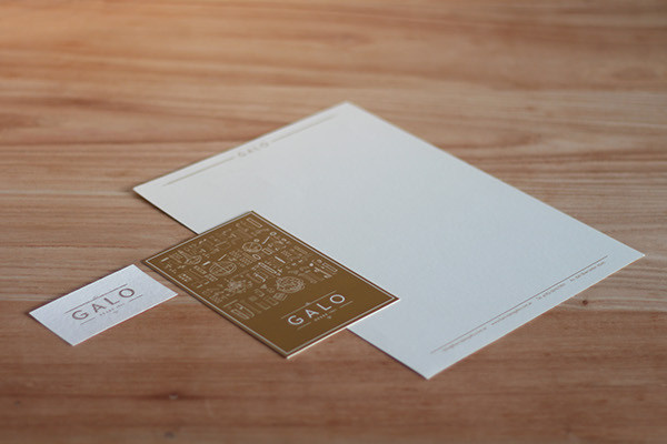 GALO on Behance #branding #stationary #minimalism #simple #brand #identity #art #deco #logo