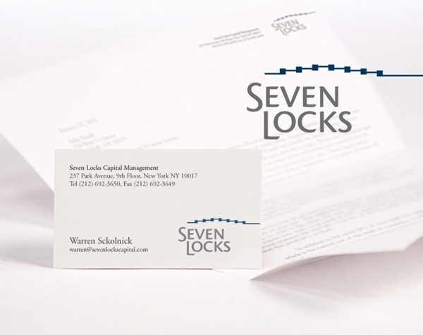 Seven Locks on the Behance Network #business #branding #card #finance #logo #typography