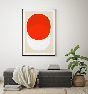 Outlined.cc Limited Edition Artwork Debut Seven geometric art print design artprint wallart