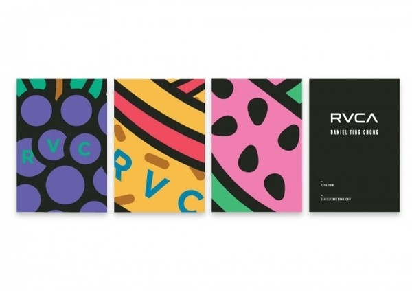 Daniel Ting Chong x RVCA Capsule #cards #identity #stationary
