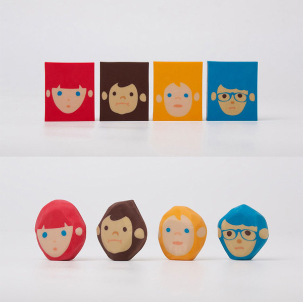 Rubber Barber #cut #rubber #wei #hair #eraser #lu #chen