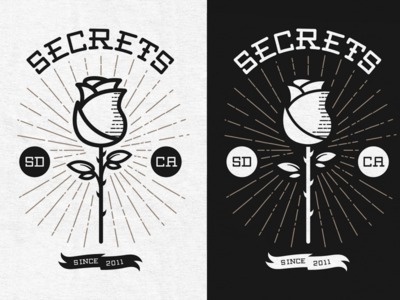 Secrets - Rose by Ethan Silva #logo #rose